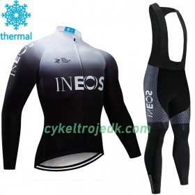 Cykeltøj Langærmet Vinter + Bib Cykelbukser 2019 TEAM INEOS N003